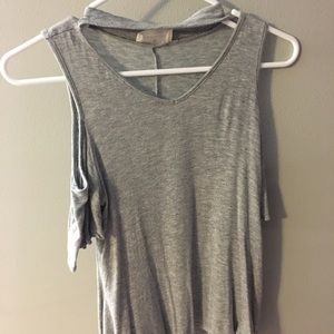 Shoulder cut-out top